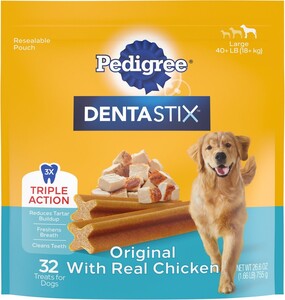 Pedigree Dentastix Large Original Dog Treats 치킨 32개