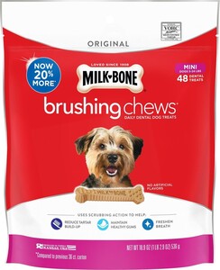 MilkBone Original Brushing Chews 매일 덴탈 개 치료